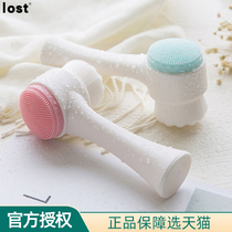 Silicone soft-faced face-washing brush manual face-washing instrument trembling face-washing pores cleaner face-cleaning instrument brush