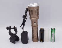 Small Sun T47 super bright aluminum alloy telescopic focusing rechargeable strong light flashlight outdoor carrying cave night riding