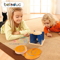 Interactive desktop fun game German boutique mirror guessing early childhood education wooden toys parent-child SF