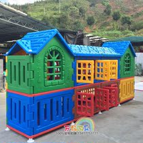 Kindergarten outdoor storage cabinet storage cabinet Forest dream storage cabinet outdoor toys storage children plastic