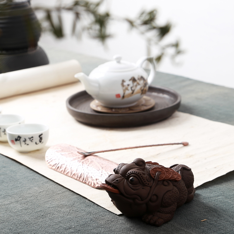 Hong bo acura ceramic tea pet furnishing articles play pet boutique creative violet arenaceous tea tea tea accessories