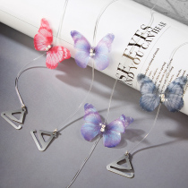 2020 Summer Transparent invisible shoulder strap Non-slip incognito Butterfly bra Underwear suspender Sexy female one-word collar accessories