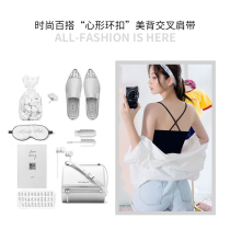 Lmost strap shoulder strap accessories cross peach heart adjustment buckle shoulder strap non-slip artifact bra strap thin versatile sexy black