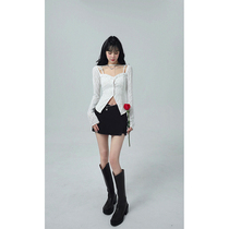 Barbie Aunt Lace Harness Blouse Blouse Women Early Spring 2022 New Body Design Sense small crowd Dont get the shirt