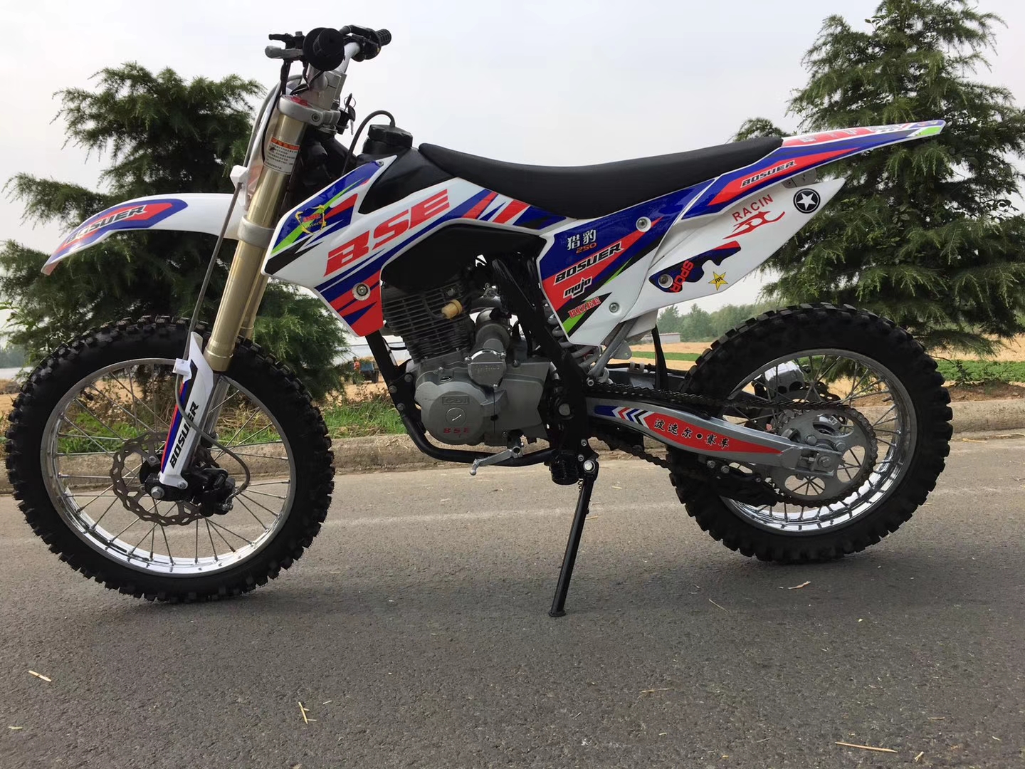 二手越野摩托车cqr250cc大白菜150cc小高赛波速尔猎豹华洋t4整车