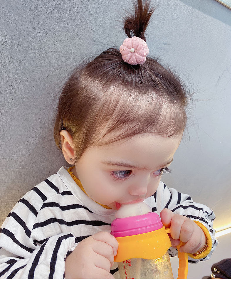 黄小妞婴儿皮筋 不伤发可爱布艺女宝宝扎啾啾橡皮筋头绳 儿童发饰