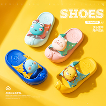 Childrens slippers summer baby cute girls indoor non-slip soft bottom infant anti-collision childrens sandals and slippers boys