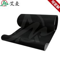 Industrial conveyor belt Commercial household black diamond pattern transmission belt Mechanical accessories Treadmill running belt