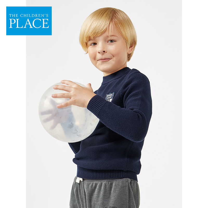 美国 The Children’s Place 全棉 中大男童毛衣针织衫 天猫优惠券折后￥59包邮（￥119-60）110~160码可选