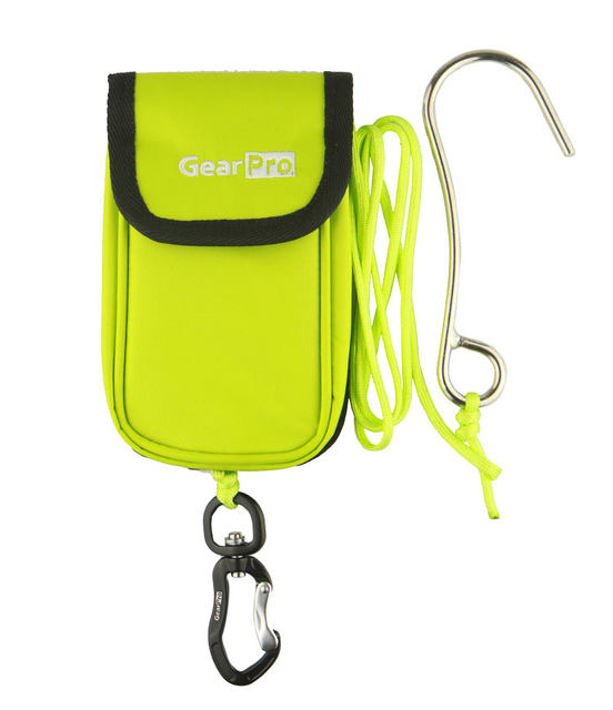 Gearpro Diving Colorful Flow Hook 316 Stainless Steel Storage Bag Paracord Flow Channel Reef Single Head Flow