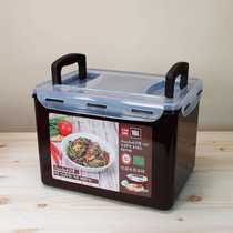 South Korea imported crisper kimchi box sealed plastic rectangular large capacity refrigerator with lid storage box with handle