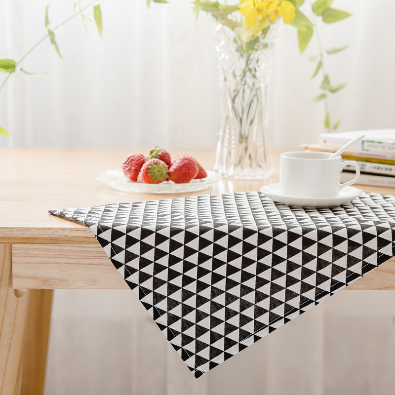 日式和风棉麻桌布餐巾多用盖巾餐布牛排西餐垫拍照背景布_7折现价15.