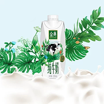 拍2！金典纯牛奶梦幻盖250mL*20盒[16元优惠券]-寻折猪