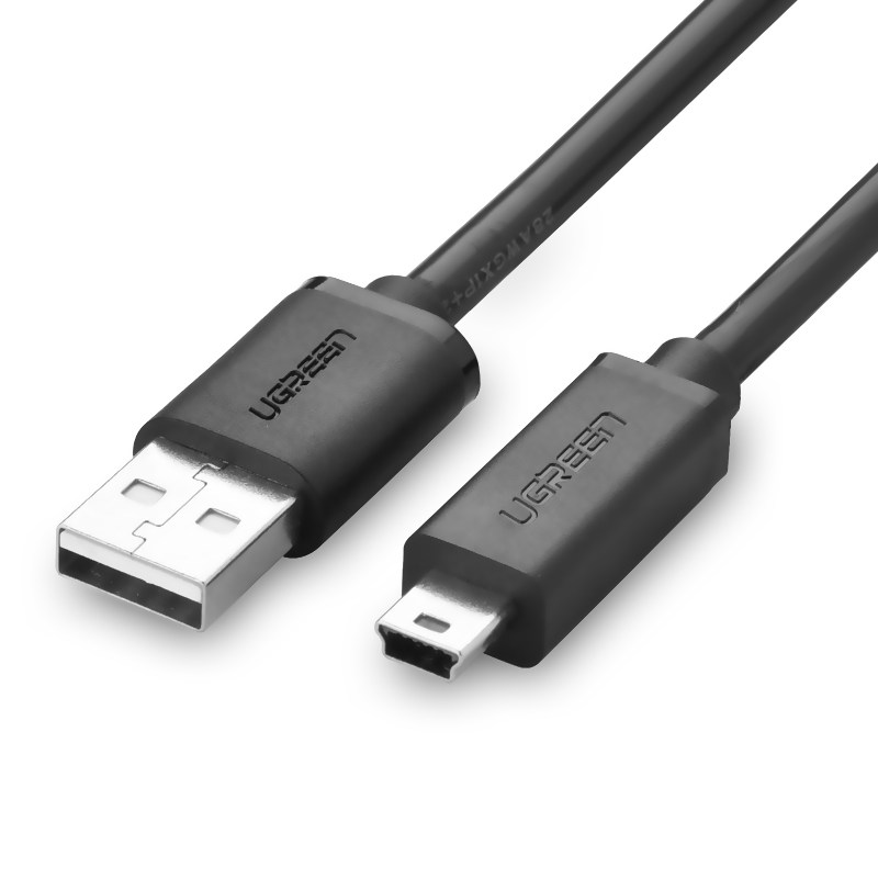 绿联miniusb数据线t型口平板mp3硬盘相机汽车导航数据线充电线