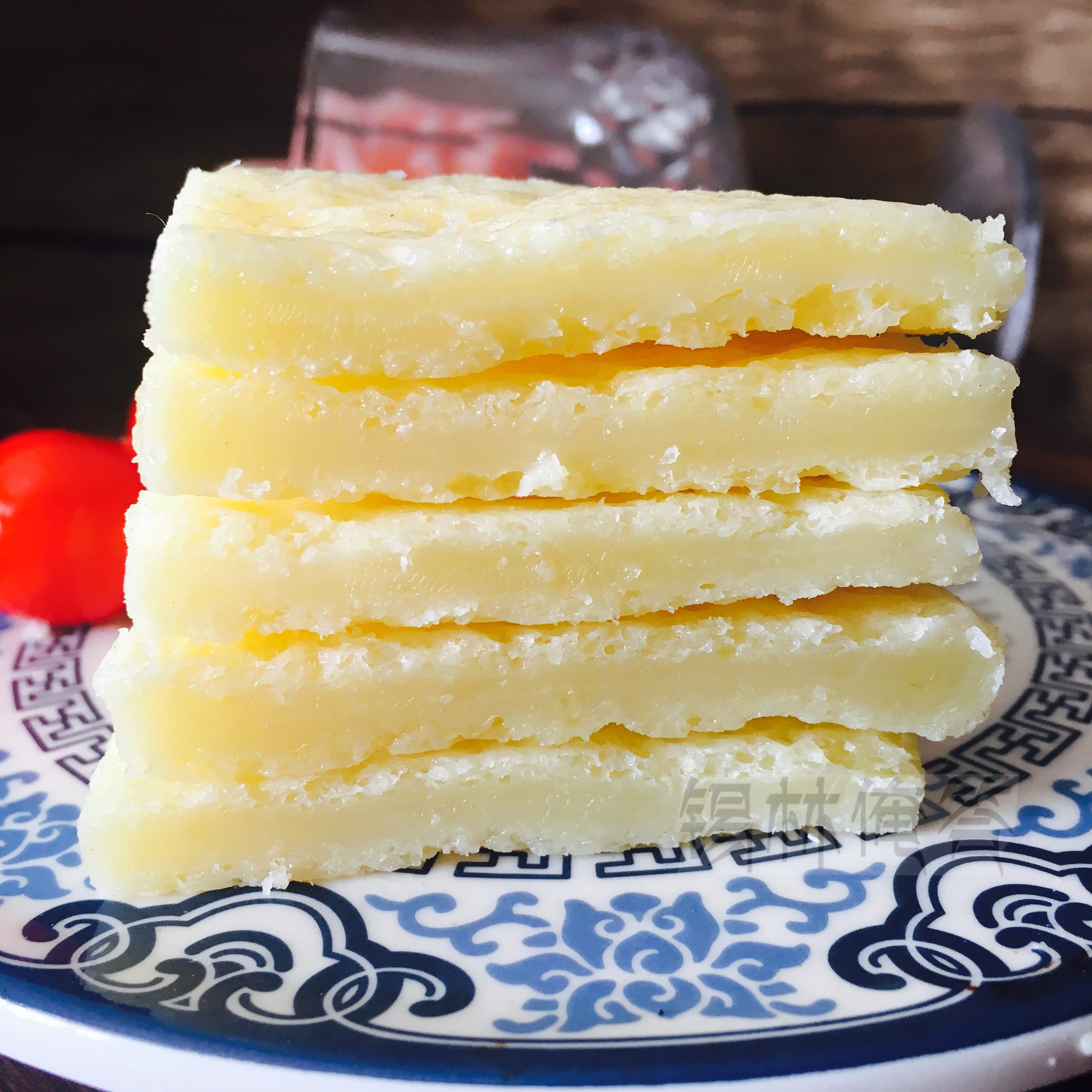 内蒙奶皮子 锡盟干奶皮子 常温奶皮 牧民自制奶皮子200g两张包邮