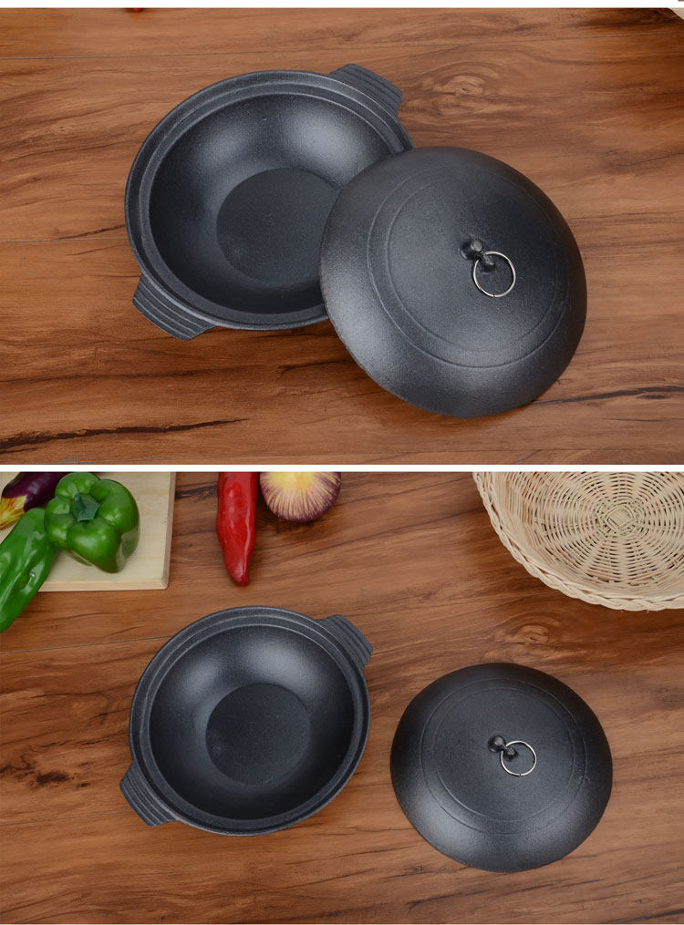 铸铁煲仔生铁锅煲仔饭砂锅港式煲铸铁鸡煲锅巴饭锅黄焖鸡专用包邮