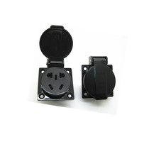 Full copper core new national standard power socket outdoor two-three plug waterproof socket outdoor five-hole rainproof socket