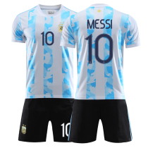 Argentina Messi jersey Childrens football training suit set custom mens Americas Cup Cristiano Ronaldo game sports team uniform