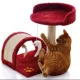 Miễn phí Vận chuyển Cầu vòm Mái nhà Mèo Leo Khung Cat Scratching Board Cat Toy Cat Jumping Platform Cat Tree Cat Nest Pet Nguồn cung cấp vật nuôi - Mèo / Chó Đồ chơi