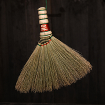 Bed brush dust removal Anti-static sweeping bed brush exorcism small broom pendant Bed sweep sorghum seedlings hand-woven auspicious broom