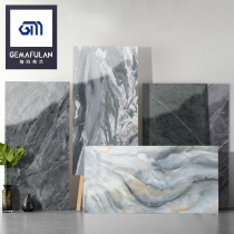 All-body marble tiles 1500x750 negative ion floor tiles large board tiles bright light living room TV background wall