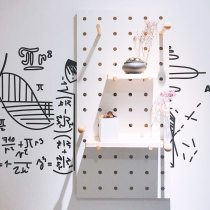 Dongle Board Solid Wood Custom Wood Nordic Partition Living Room Kitchen Wall Wall Wall-mounted Decorative Wall Shelve