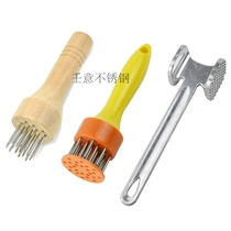 Steak knock Meat Hammer stainless steel pine needle 17 needle pork needle kitchen meat tenderer pig skin insert