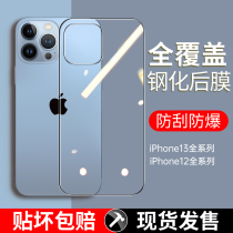 iphone13 Back Membrane Apple 13promax Rear Membrane Pro Cell Phone Rear Membrane Pm Back Cover Membrane Full Screen 12 Toughened Rear Film Sticker Max Frosted Mini twelve Ip Transparent Full