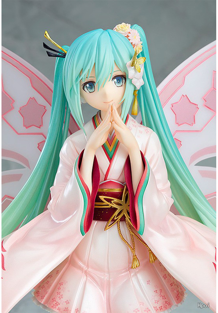 日本动漫樱花蝴蝶初音未来miku公主手办二次元国产优质版模型摆件