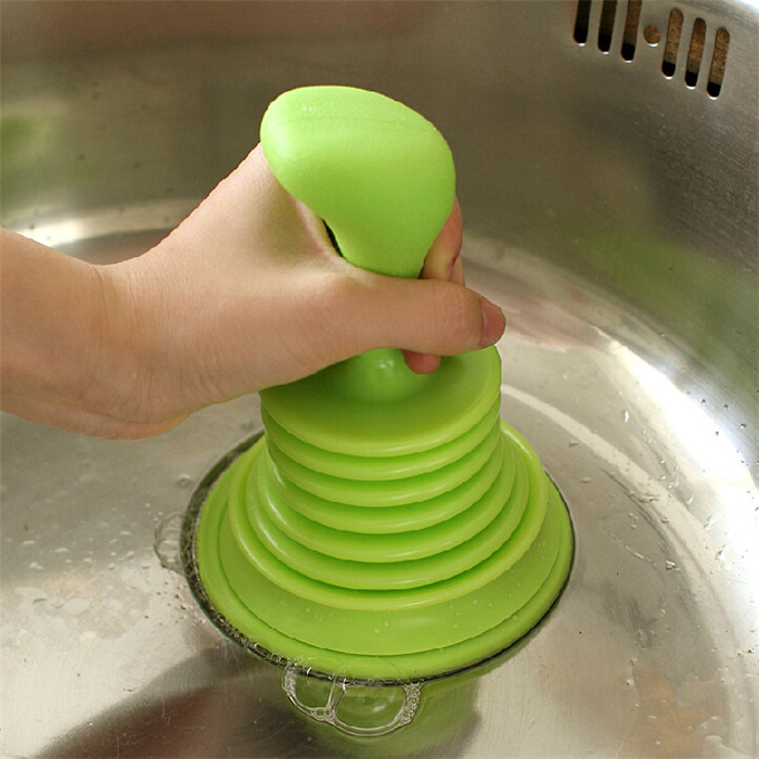 创意厨房家用水槽管道皮吸子疏通器浴室卫生间水池堵塞疏通皮搋子