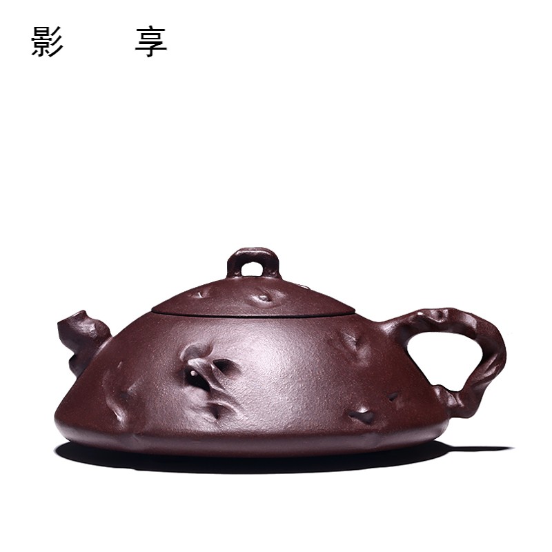 Shadow at yixing famous checking out little it undressed ore purple clay taihu stone gourd ladle suit HNYY the teapot