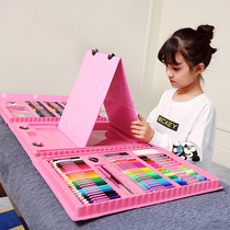 Childrens birthday gift painting brush painting set kindergarten watercolor pen art girl girl school gift