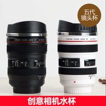 Single anti-lens mug lovers insulated cup with hand cup personality creative camera to send classmates a lifetime birthday present