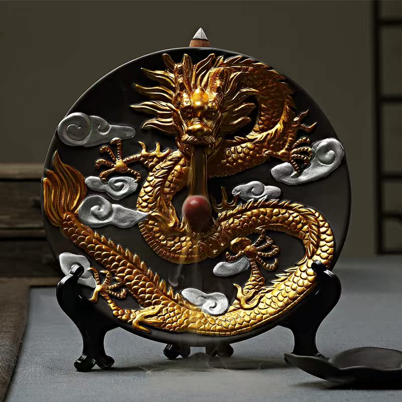 Qiao mu creative aroma stove furnishing articles back ground censer household indoor ta archaize ceramic aloes fragrance