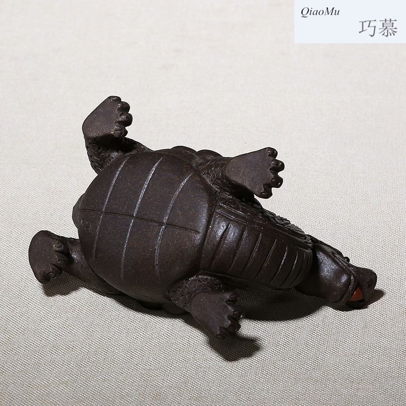 Qiao mu, yixing purple sand tea by hand pet ideas purple clay its tea taking surrounding furnishing articles tea play dragon turtle