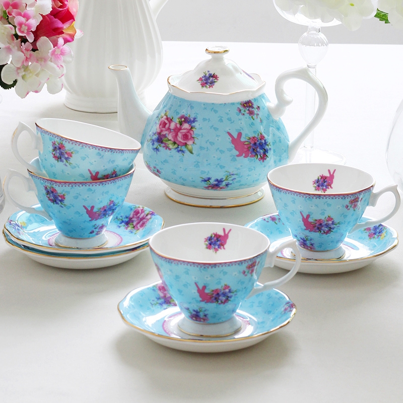 Qiao longed for some English afternoon tea ipads China coffee cups and saucers European ceramic coffee set tea service of tea cup set