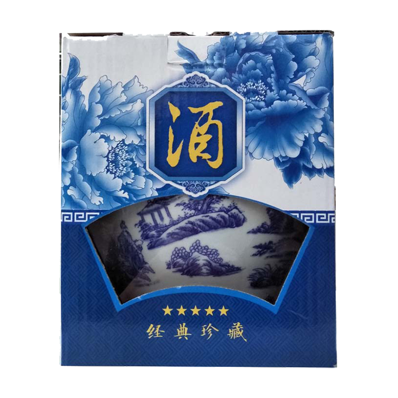 Qiao mu 5 jins of jingdezhen ceramic empty wine wine box carton portable wine wine jar jar 5 jins of seal wine