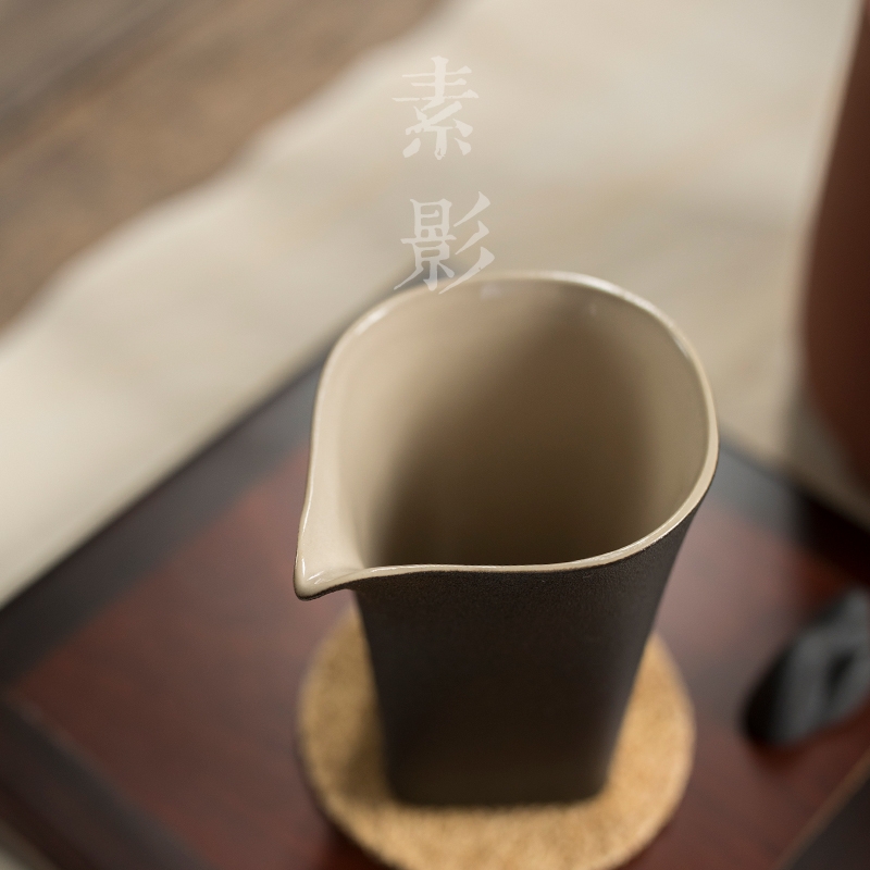 Qiao mu zen with coarse ceramic fair keller of tea haiphong hot cup black kung fu tea set manually zen