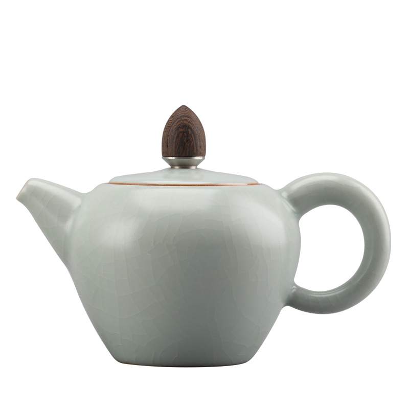 Qiao mu kung fu tea your up household FengZi beauty the teapot shoulder pot of single pot, ceramic teapot open tea set