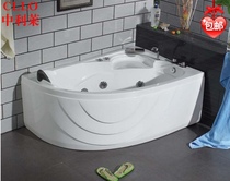 Bath acrylic triangle free-standing surfing massage thermostatic heating tub bath length 1 5 meters * width 1 meter
