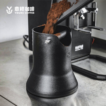 crema pro commercial vertical coffee knock bucket large capacity household mini powder box rubber coffee appliance