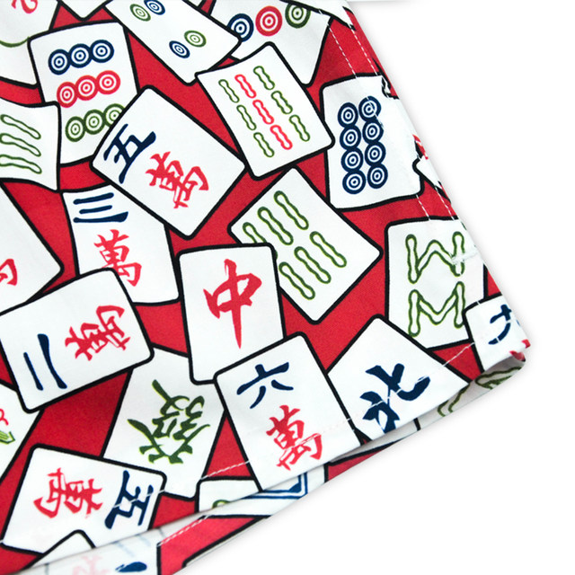 subreef mahjong aluo pants anyu ຝ້າຍບໍລິສຸດຄູ່ boxer ສັ້ນຜູ້ຊາຍແລະແມ່ຍິງ pants ບ້ານ pajama pants ສັ້ນ trendy