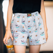 404 Aro pants subreef dark island pure cotton couple four corners shorts panties men and women tide home pants pajamas large size