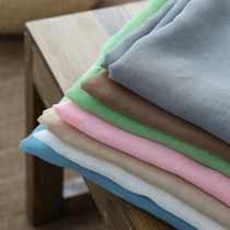 Zhejiang seven-color wild warm pure white gauze exquisite simple living room window screen bedroom balcony floor-to-ceiling window customization