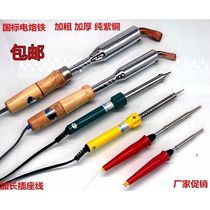 200W electric soldering iron 100W wooden handle elbow 40W long life 50W internal heat external hot tip soldering iron 300W solder tool