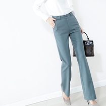 JOLIMENT suit pants womens straight loose hanging 2021 spring and autumn new high waist thin casual trousers