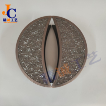 Door handle antique metal carved Xiangyun wooden door glass door box door handle bronze big handle