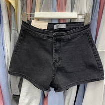 C X J8267 summer 2021 new denim shorts womens high waist commuter wild a word stretch straight hot pants
