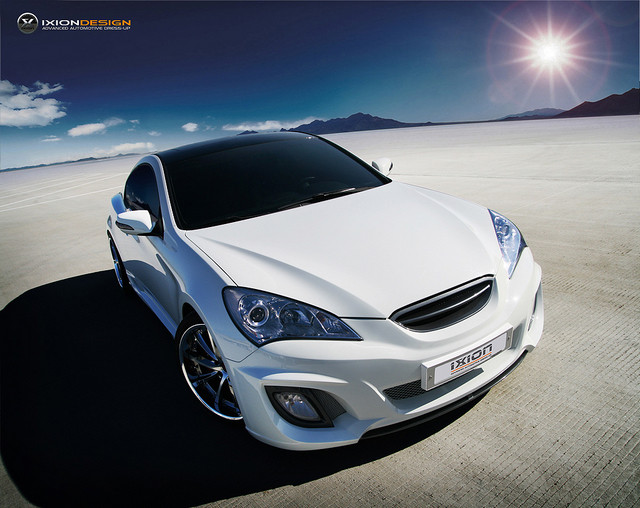 hyundai genesis(rohens-coupe) ixion body kits劳恩斯酷派包围