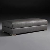 European Black gray leather foot changing stool stool bedroom bed end stool stool sofa stool bed bed